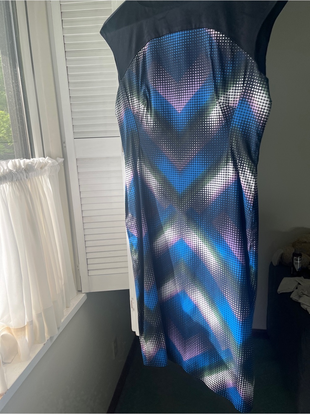Karen Millen geometric dot dress